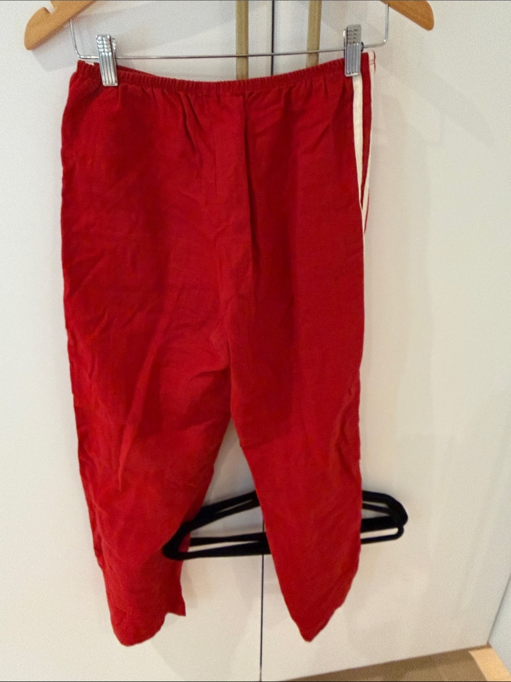 DONNI. Linen Crop Stripe Pant Sz small pepper - Picture 4 of 4